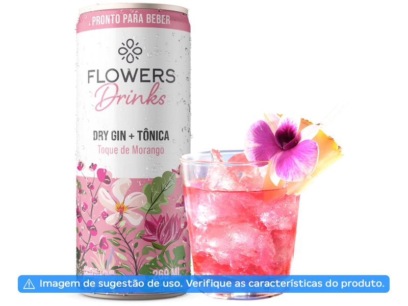 Imagem de Bebida Mista Flowers Dry Gin + Tônica Toque de