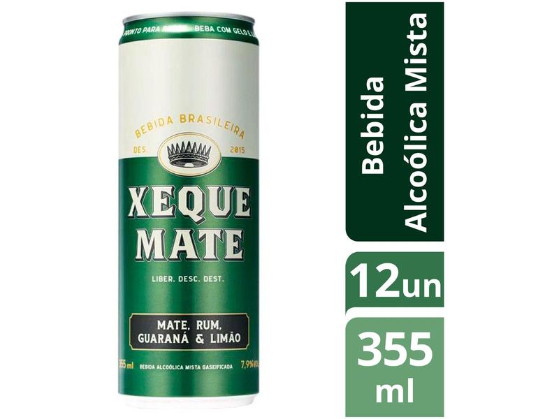 Imagem de Bebida Mista Xeque Mate Mate Rum Guaraná e Limão