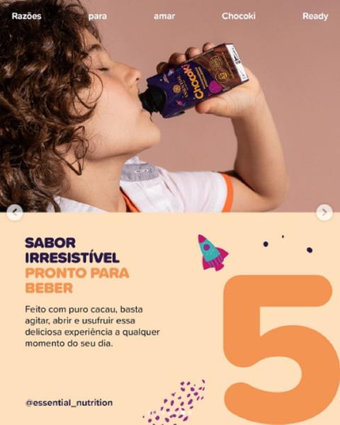 Imagem de Bebida Pronta ChocoKi (Achocolatado e Multivitaminico) de 200ml-Kit com 04 Unidades-Essential Nutrition