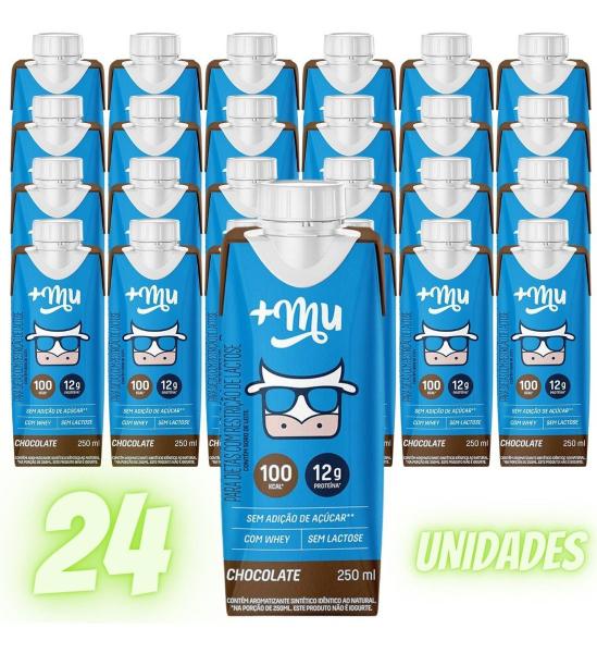 Imagem de Bebida Pronta Whey Concentrado Mais Mu 24 Unidades-250ml Fit