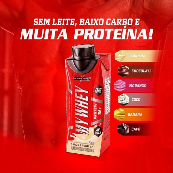 Imagem de Bebida Proteica Integralmedica My Whey RTD Baunilha 250ml 6 unidades