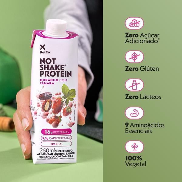 Imagem de Bebida Proteica NotCo NotShake Protein 16g de Proteina Morango com Tamara 250ml