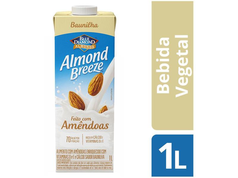 Imagem de Bebida Vegetal de Amêndoas Almond Breeze - Baunilha 1L