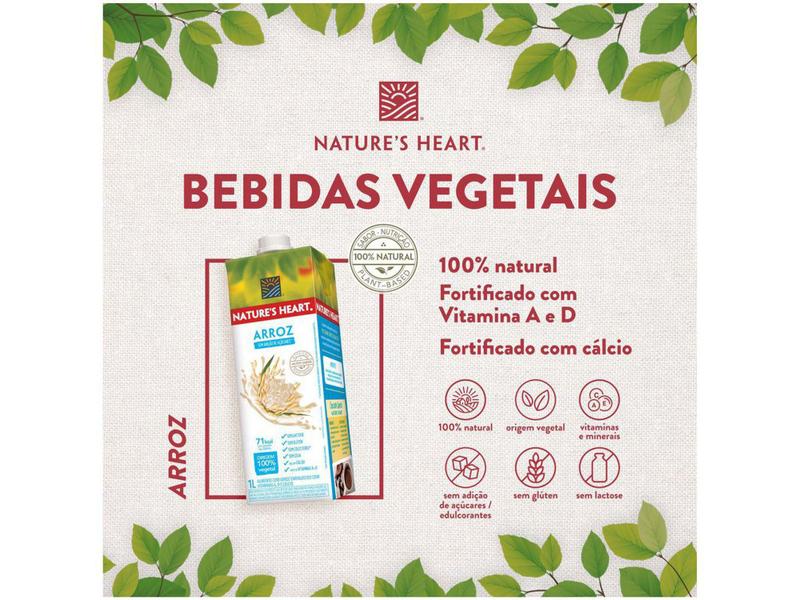 Imagem de Bebida Vegetal de Arroz Natures Heart 1L