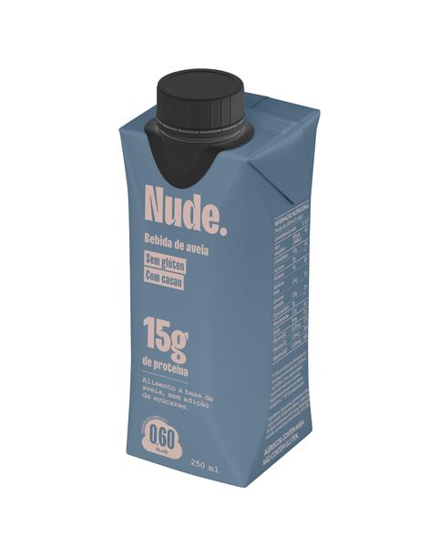 Bebida Vegetal Proteica de Aveia Sabor Cacau Nude 250ml Imagem de Bebida Vegetal Proteica de Aveia Sabor Cacau Nude 250ml