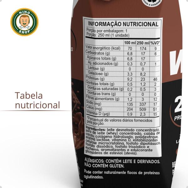 Imagem de Bebida Whey 23g Proteina Piracanjuba Sabor Cacau Chocolate 250ml