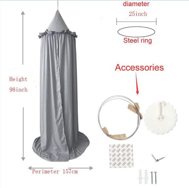 Imagem de Bed Canopy Play Tent Mengersi para crianças com mosquiteiro