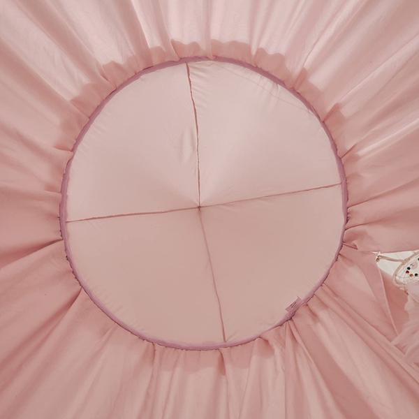 Imagem de Bed Canopy VETHIN Princess Round Dome para meninas e crianças