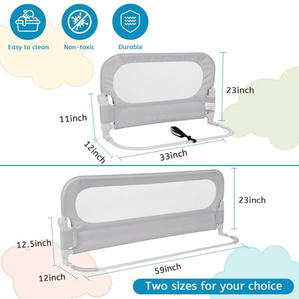 Imagem de Bed Rail Y-Stop para crianças pequenas com cama king size queen size