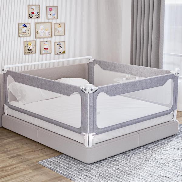 Imagem de Bed Rails KEALIANA para crianças pequenas com cabeceira - Queen