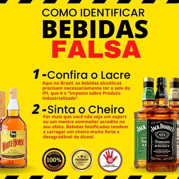 Imagem de Beefeter com White Horse álcool e dois copos de vidro 45ml