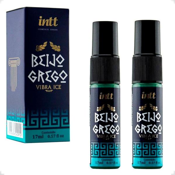 Imagem de Beijo Grego Intt Gel Vibra Ice Sabor Menta Com Cereja 15ml