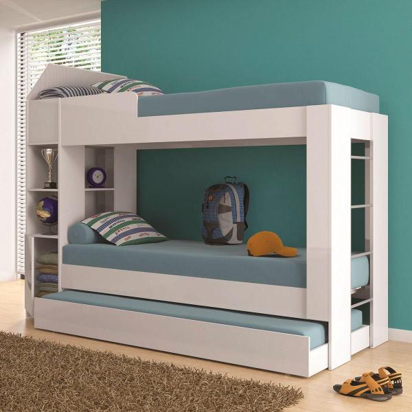 Beliche Cama Auxiliar Ditália Treliche CM-15 Branco Beliche Cama Auxiliar Ditália Treliche CM-15 Branco