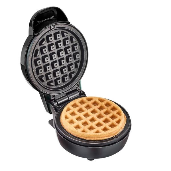 Bella Máquina De Waffle Redonda Clássica - Preto Imagem de Bella Máquina De Waffle Redonda Clássica - Preto
