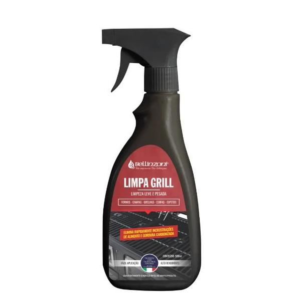 Imagem de Bellinzoni LC Limpa Grill Spray 500ml - Poderoso Desengordurante para Grelhas