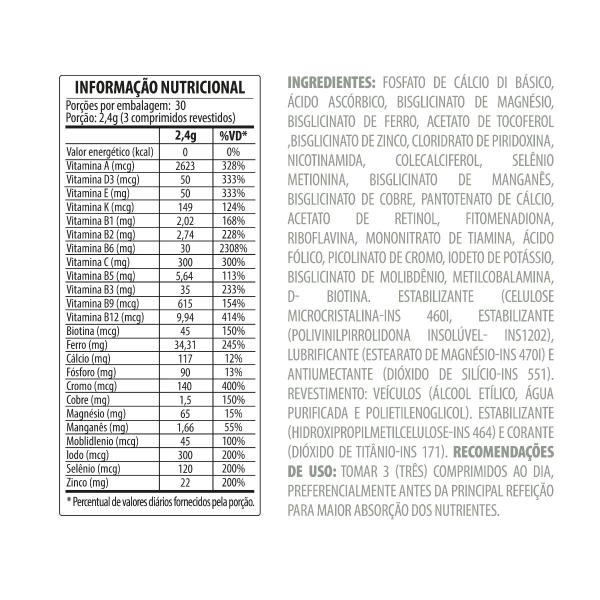 Imagem de Belt +23 Bariatric Plus - Belt Nutrition - 90 Comprimidos Revestidos