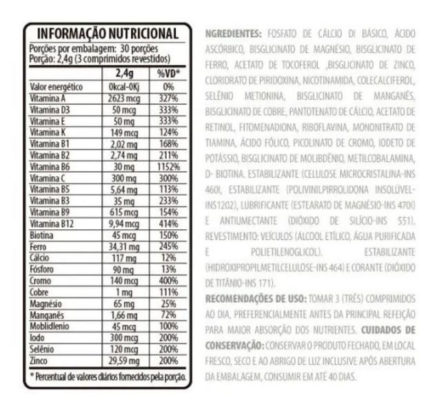 Imagem de Belt+23 Bariatric Plus Multivitamínico E Multimineral