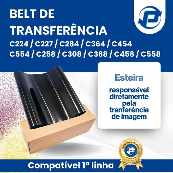 Imagem de Belt de Transferência Konica C224 C227 C284 C364 C454 C554 C258 C308 C368 C458  C558 Compatível