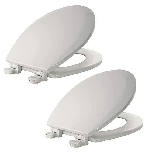 Imagem de Bemis 500EC 000 Assento de Privada, 2-Pack Round, Branco