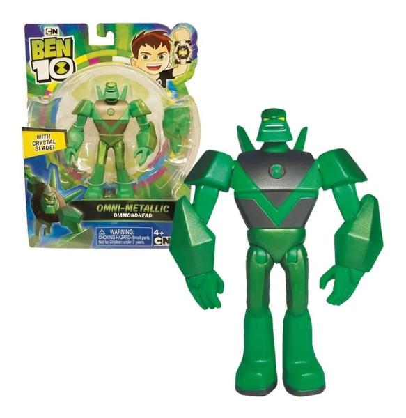 Imagem de Ben 10 Boneco Articulado 12 Cm Diamante Alienígena Metálico