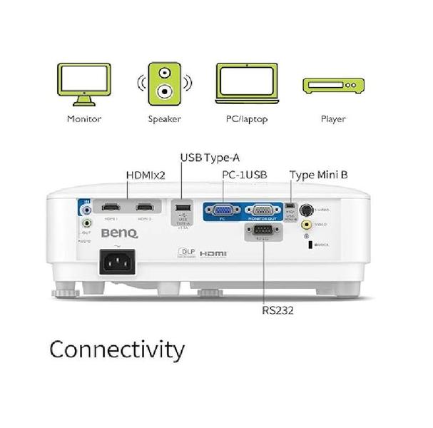 Imagem de BenQ Projetor de negócios SVGA (MS560), DLP, 4000 lúmens