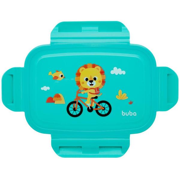 Bentô Box Buba Zoo Divisórias Lancheira Marmita Pote Merenda Imagem de Bentô Box Buba Zoo Divisórias Lancheira Marmita Pote Merenda