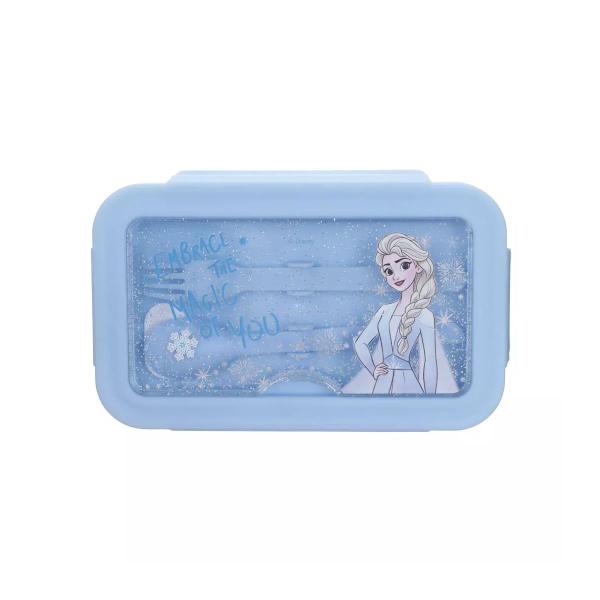 Imagem de Bento box com talheres disney frozen miniso 1100 ml.