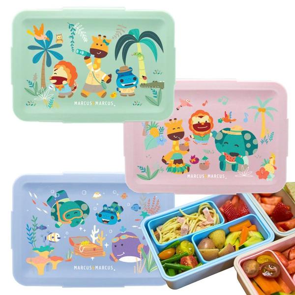 Imagem de Bento Box de Refeição Tropical Rosa 700ml - Marcus & Marcus