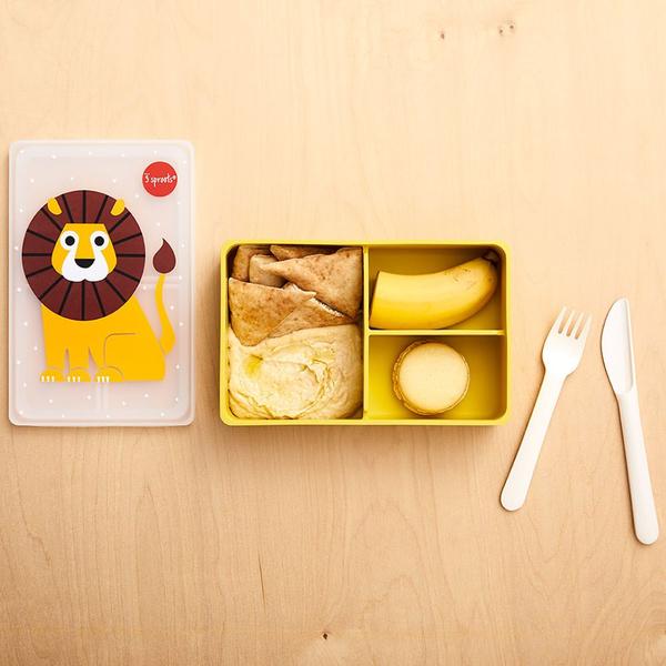 Imagem de Bento Box de Silicone Leão 3 Sprouts