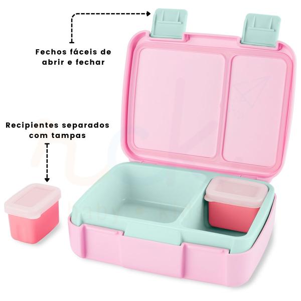 Imagem de Bento Box Lancheira Escolar Infantil Skip Shop