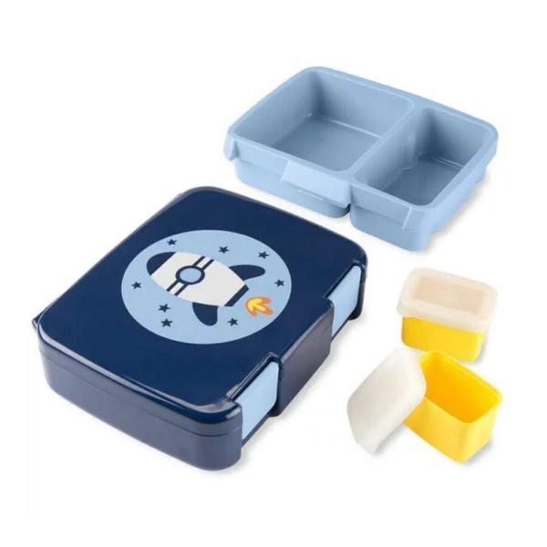 Imagem de Bento Box Lancheira Infantil Escolar Skip Hop Kit Lanche