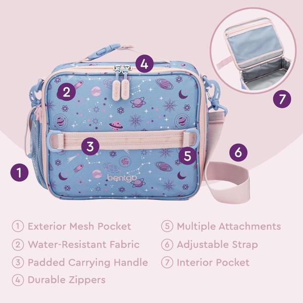 Imagem de Bento Kids Prints - Bolsa Térmica Dupla, Durável e Isolada