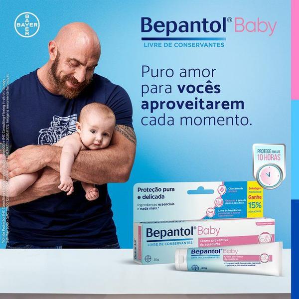 Imagem de Bepantol Baby Creme Preventivo de Assaduras Pomada para assaduras Bepantol 3x30g embalagem promocional