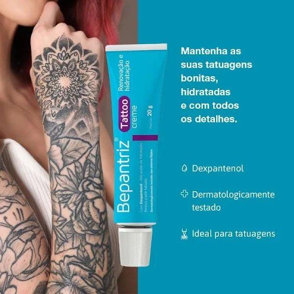 Imagem de Bepantriz Creme para Tattoo Tatuagem 20 Gramas Proteção e Hidratação