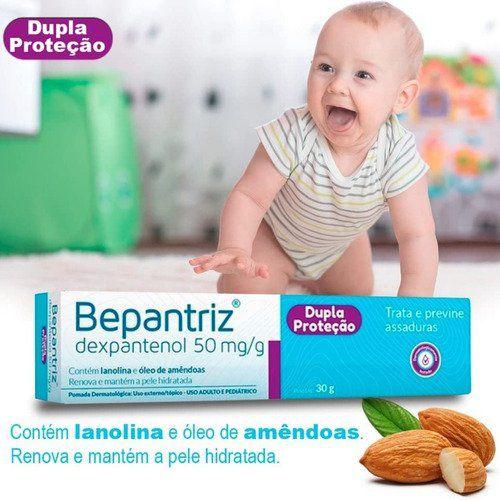 Imagem de Bepantriz Dexpantenol 50mg/g Dupla Proteção 30g