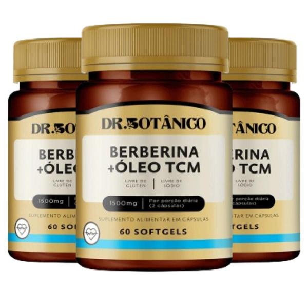 Imagem de Berberin oleo tcm 1.500mg 60 capsulas dr botanico