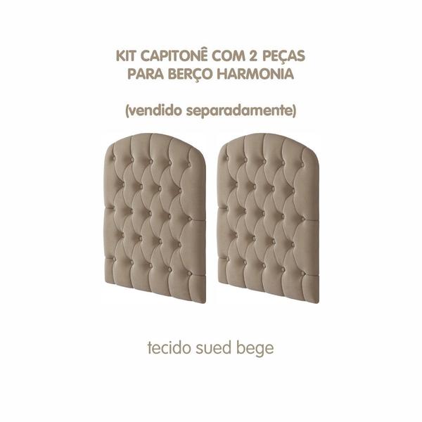 Imagem de Berço 2 em 1 Capitonê 100MDF Harmonia Permobili