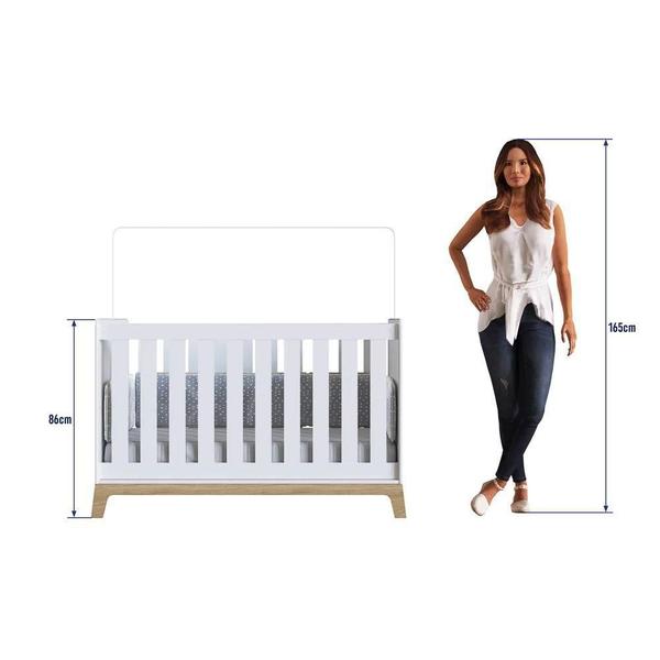 Berço 3 Em 1 Mini Cama Sofá Certificado Inmetro Favo De Mel 001 Branco - Completa Móveis Imagem de Berço 3 Em 1 Mini Cama Sofá Certificado Inmetro Favo De Mel 001 Branco - Completa Móveis