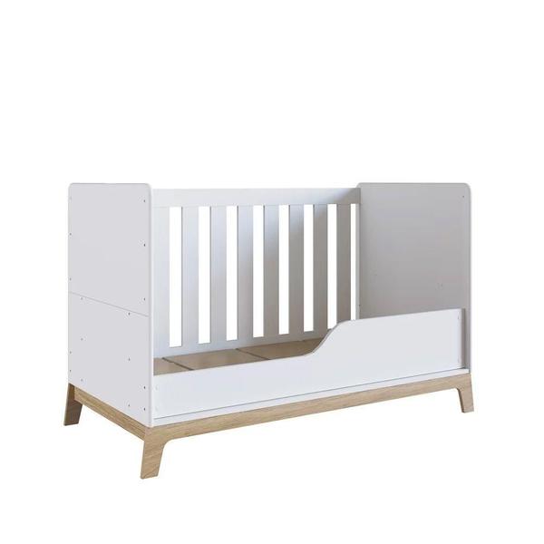 Berço 3 Em 1 Mini Cama Sofá Certificado Inmetro Favo De Mel 001 Branco - Completa Móveis Imagem de Berço 3 Em 1 Mini Cama Sofá Certificado Inmetro Favo De Mel 001 Branco - Completa Móveis