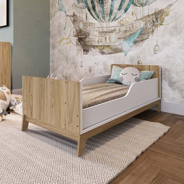 Imagem de Berço 3 em 1 Mini Cama Sofá Certificado Inmetro Favo de Mel 001 Itapuã/Branco - Completa Móveis