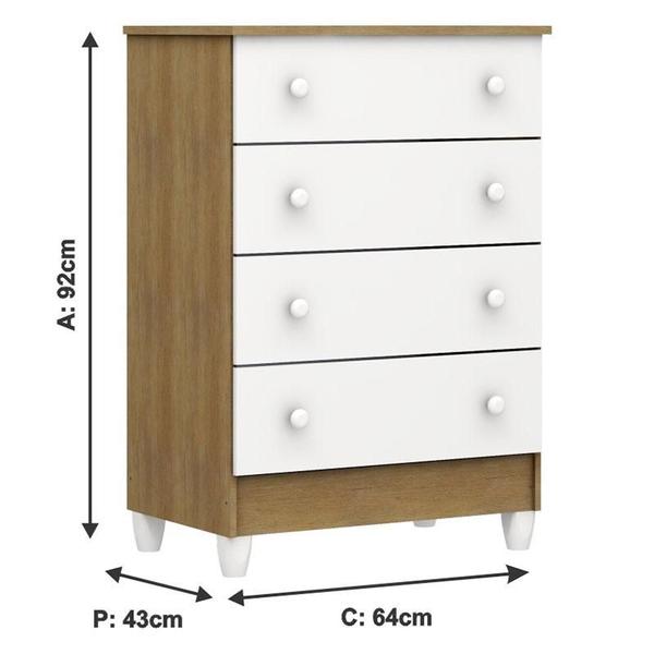 Berço Americano Mini Cama e Cômoda Mel Flat Branco Acetinado Amadeirado com Colchão Ortobom - Carolina - Carolina Baby Imagem de Berço Americano Mini Cama e Cômoda Mel Flat Branco Acetinado Amadeirado com Colchão Ortobom - Carolina
