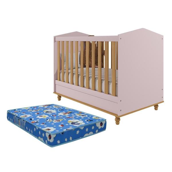 Imagem de Berço Americano Mini Cama Mimo com Colchão Supreme - Permóbili Baby