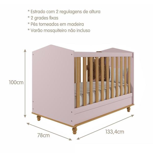 Imagem de Berço Americano Mini Cama Mimo - Permóbili Baby