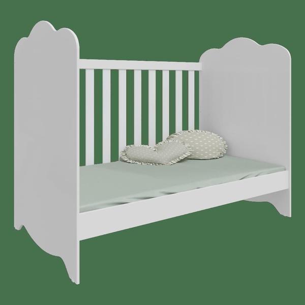 Imagem de Berço Americano Moveis Peroba Clara Provençal MDF mini cama