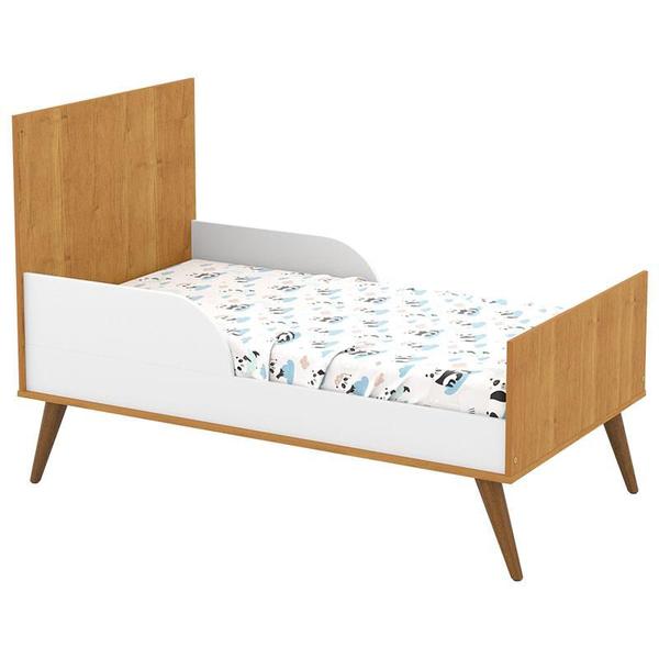 Imagem de Berço Americano Retro Gold Freijó Branco Soft Eco Wood - Matic