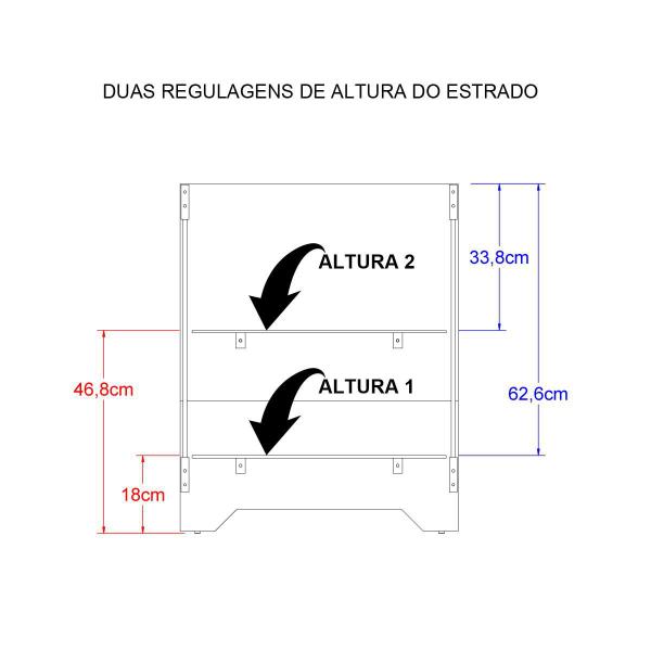 Imagem de Berço C/Colchão Ditália Multifuncional 3x1 BBI-51 BR Cozy