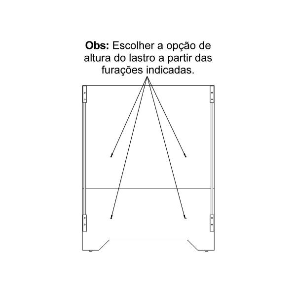 Imagem de Berço C/Colchão Ditália Multifuncional 3x1 BBI-51 BR Cozy