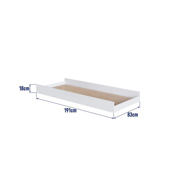 Imagem de Berço Cama Multifuncional c/ Auxiliar 196cm Sem Colchão Linha BB BB690 Completa Móveis