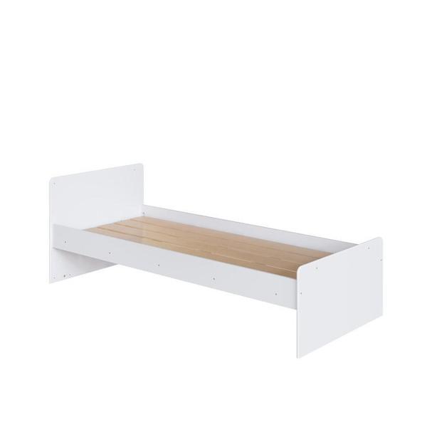 Imagem de Berço Cama Multifuncional com Colchão Solteiro 78cm x 188cm 1 Colchão para Berço 70cm x 130cm Branco