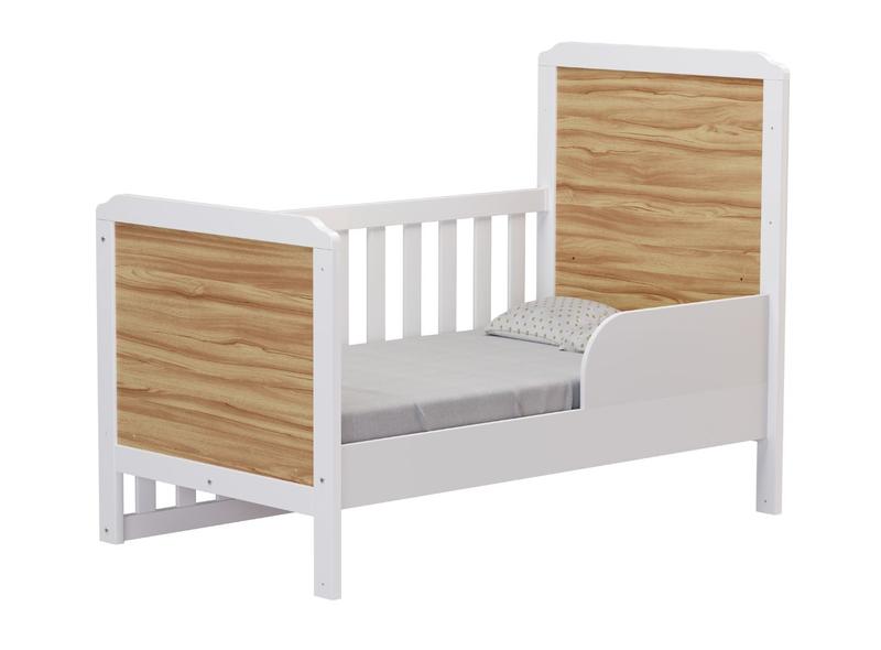 Imagem de Berço Cloe Moveis Peroba Americano Mini cama MDF